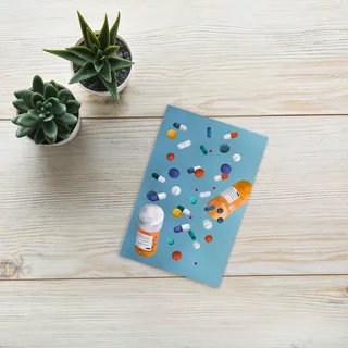 Pills Postcard
